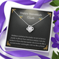 Aunt Hanukkah necklace card