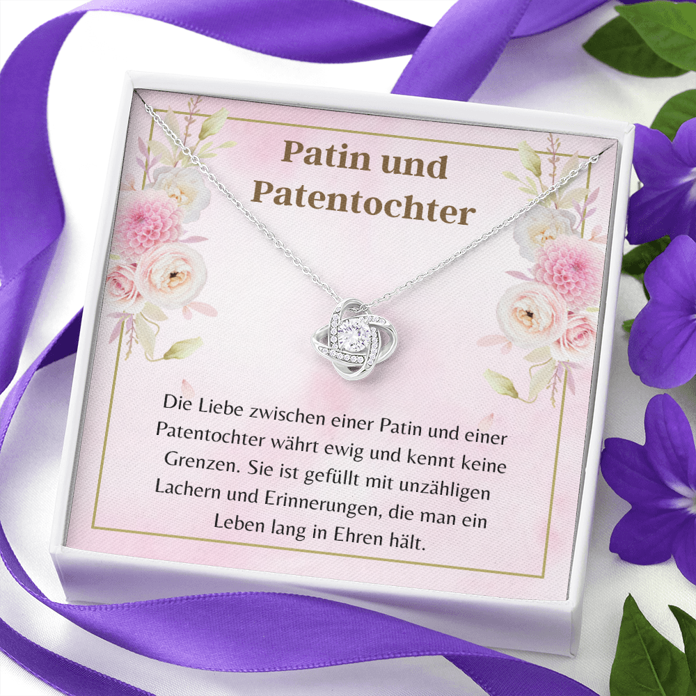 Patin Patentochter Halskette German Godmother Goddaughter Necklace
