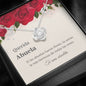 elegant abuela necklace, collar para abuela, Spanish grandma phrases