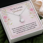 Loving Grandmother Message Card Necklace Grandma Jewelry Keepsake