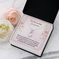 Loving Grandmother Message Card Necklace Grandma Jewelry Keepsake