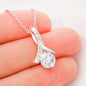 tear drop bride pendant