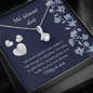 Dceři Náhrdelník Dárek Czech Daughter Necklace Card