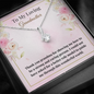 Loving Grandmother Message Card Necklace Grandma Jewelry Keepsake