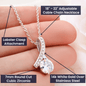 Love Of Life Wife Girlfriend Necklace Card Love Gift