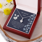 Dceři Náhrdelník Dárek Czech Daughter Necklace Card