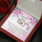 mahogany necklace box granddaughter gift