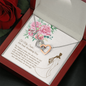 sister wedding necklace card