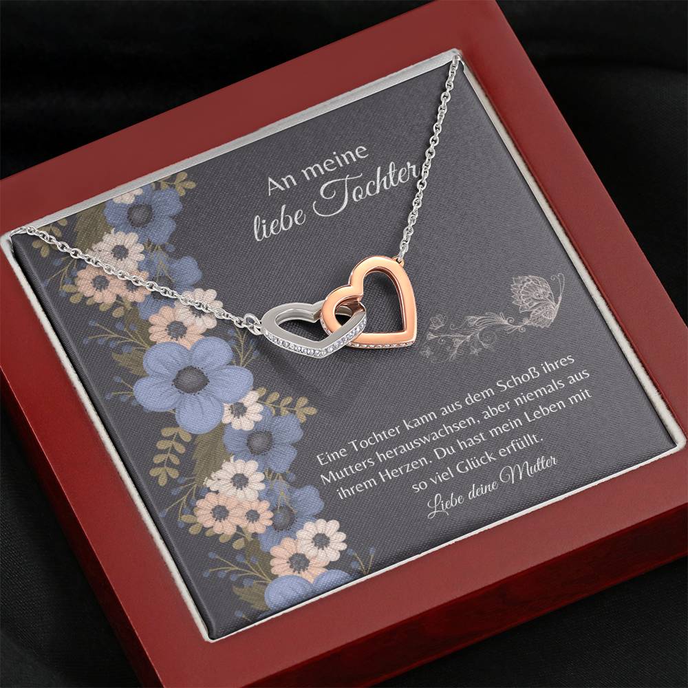 luxury German Jewellery box, gift for Tochter, German cards