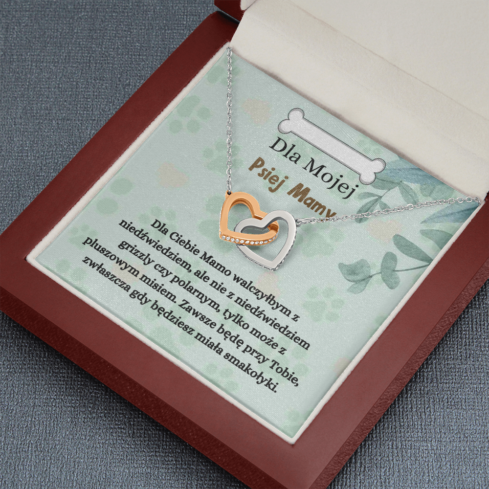 Psiej Mamy Naszyjnik Prezent Polish Dog Mom Necklace