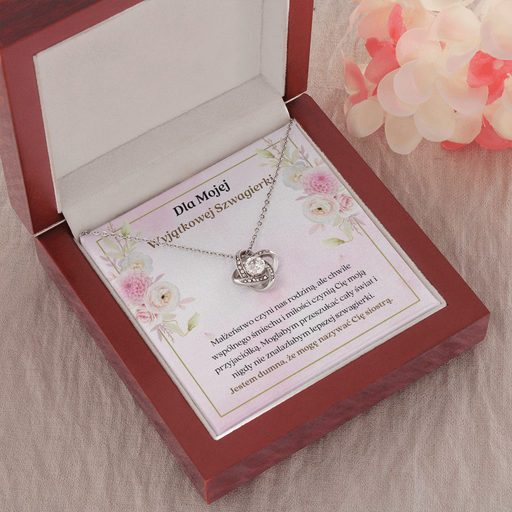 Szwagierki Naszyjnik Prezent Polish Sister-In-Law Necklace