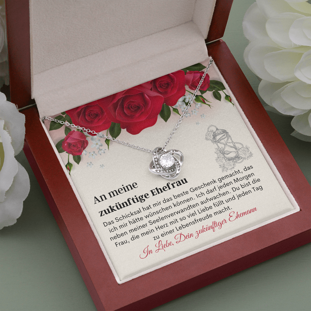 Zukünftige Ehefrau Halskette German Future Wife Message Card Necklace
