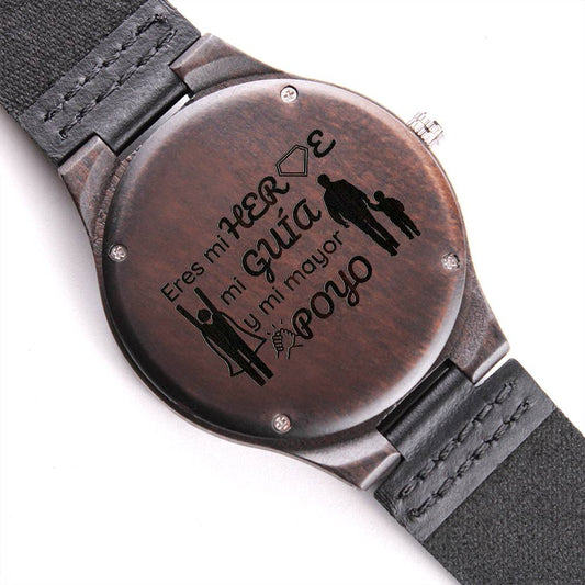 Amazing Engraved Wooden Watch Unique Father Gift