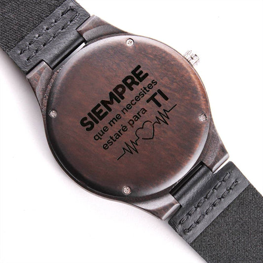 Unique Gift for the Love of your Life Engraved Wooden Watch