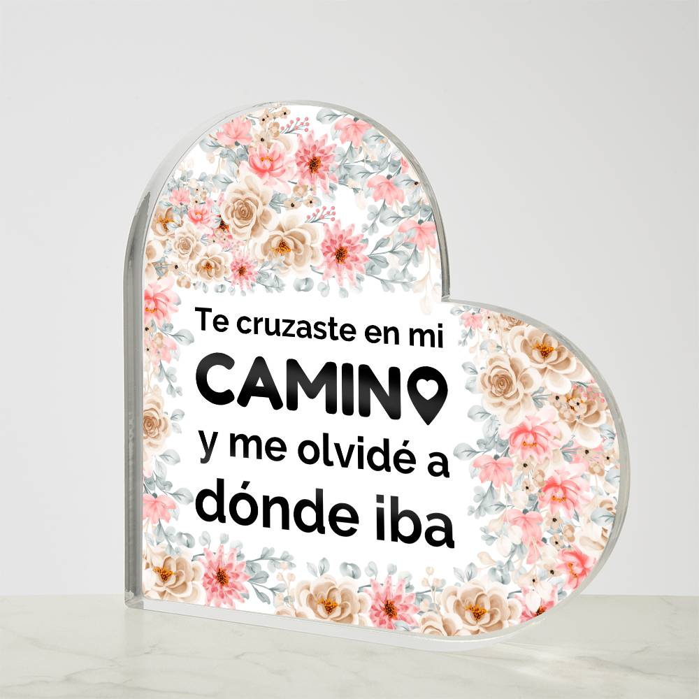 Regala a tu Novia/ Novio esta Hermosa Placa Acrílica Printed Heart Shaped Acrylic Plaque