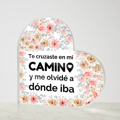 Regala a tu Novia/ Novio esta Hermosa Placa Acrílica Printed Heart Shaped Acrylic Plaque