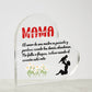 Acrylic Plaques El Regalo Ideal para tu madre Placa de Acrílico