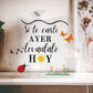 Gift Printed Acrylic Puzzle Plaque Placa de Acrílico Forma de Rompecabezas Acrylic Plaque