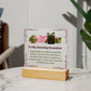 To My Amazing Grandma Square Acrylic Plaque Sentimental Present for Grandmother