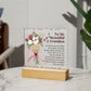 Grandma Square Acrylic Plaque Sentimental Present