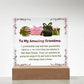 To My Amazing Grandma Square Acrylic Plaque Sentimental Present for Grandmother