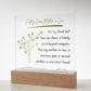 Vintage Mother in Law Acrylic Plaque Present