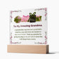 To My Amazing Grandma Square Acrylic Plaque Sentimental Present for Grandmother