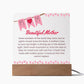 Beautiful Mother Poem Square Acrylic Plaque Gift for mother