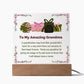 To My Amazing Grandma Square Acrylic Plaque Sentimental Present for Grandmother
