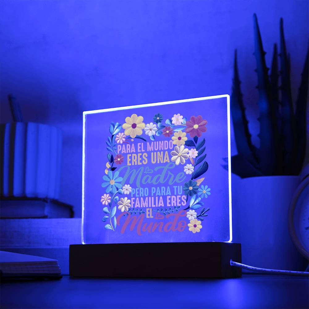 Spanish Bonita Madre Regalo Latina Mom Acrylic Plaque