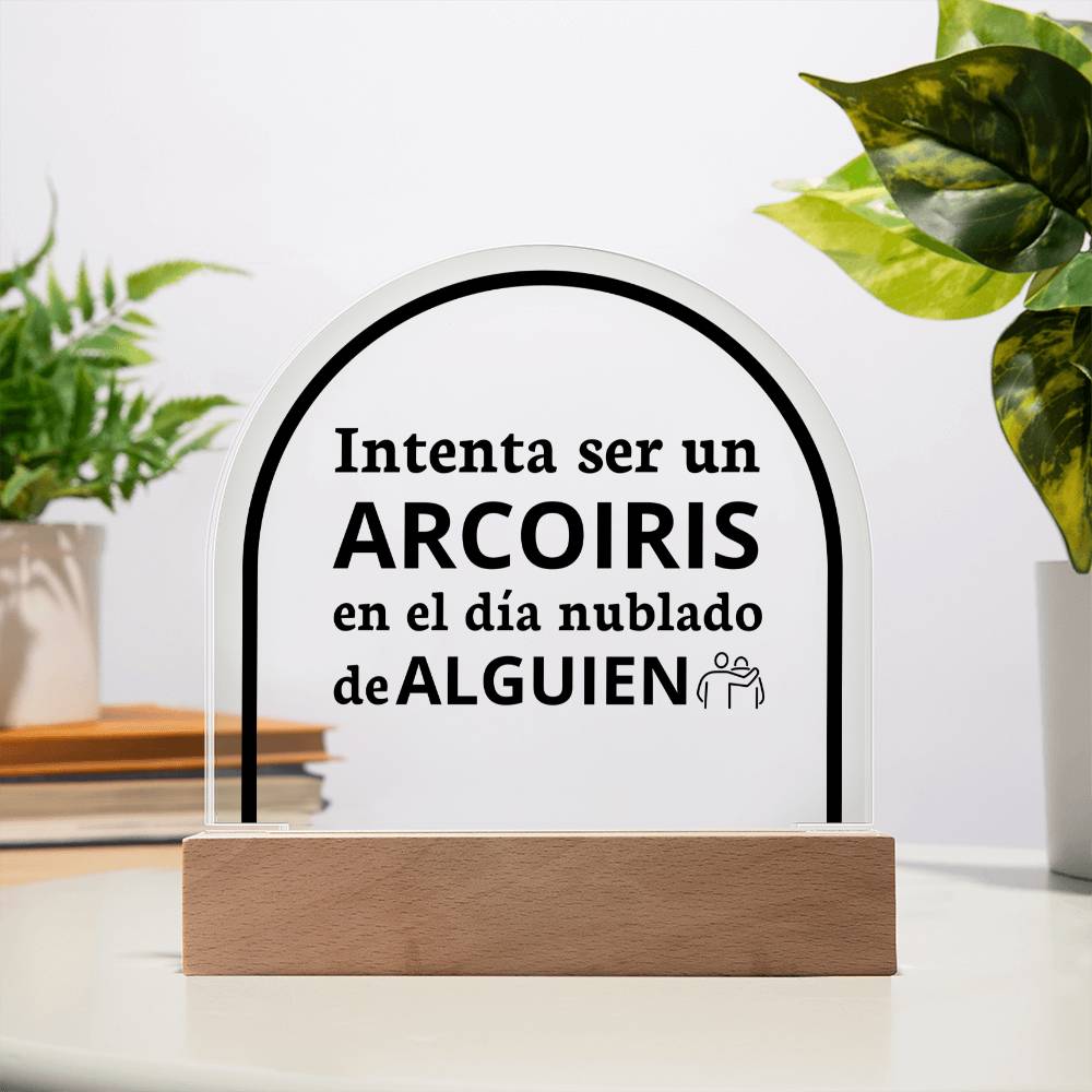 Acrylic Plaque Increíble Regalo Placa de Acrílico en forma de Cúpula con Hermoso Mensaje