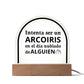 Acrylic Plaque Increíble Regalo Placa de Acrílico en forma de Cúpula con Hermoso Mensaje