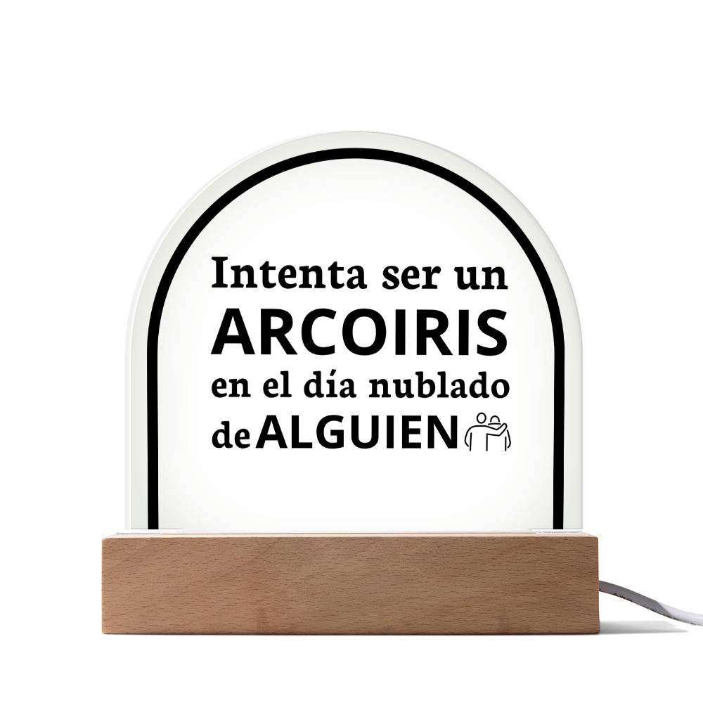 Acrylic Plaque Increíble Regalo Placa de Acrílico en forma de Cúpula con Hermoso Mensaje