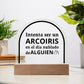 Acrylic Plaque Increíble Regalo Placa de Acrílico en forma de Cúpula con Hermoso Mensaje