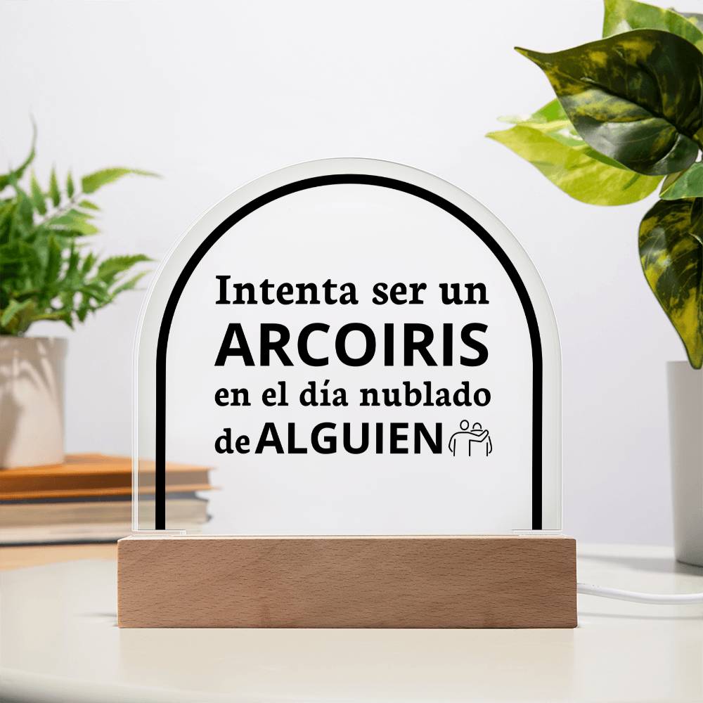 Acrylic Plaque Increíble Regalo Placa de Acrílico en forma de Cúpula con Hermoso Mensaje