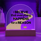 Domed Acrylic Plaque Give this Gift to that Special Person