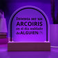 Acrylic Plaque Increíble Regalo Placa de Acrílico en forma de Cúpula con Hermoso Mensaje