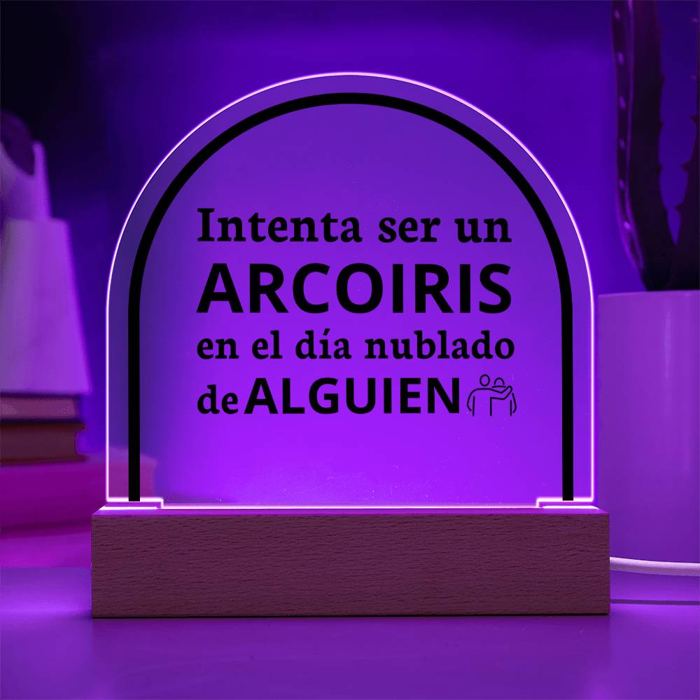 Acrylic Plaque Increíble Regalo Placa de Acrílico en forma de Cúpula con Hermoso Mensaje
