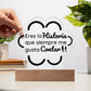 Printed Paw Print Acrylic Plaque Placa de Acrílico en forma de Nube