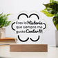 Printed Paw Print Acrylic Plaque Placa de Acrílico en forma de Nube