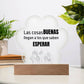 Regalo Hermosa Placa de Acrílico en forma de Nube con mensaje motivacional Acrylic Plaque