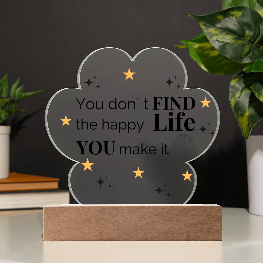 Printed Paw Print Acrylic Plaque is the Perfect Gift for your Best Friend