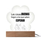 Regalo Hermosa Placa de Acrílico en forma de Nube con mensaje motivacional Acrylic Plaque
