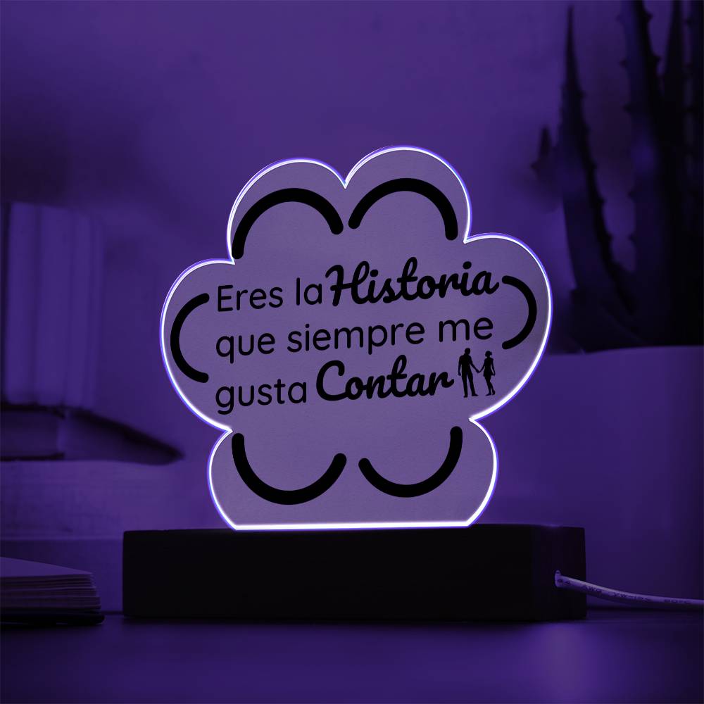 Printed Paw Print Acrylic Plaque Placa de Acrílico en forma de Nube