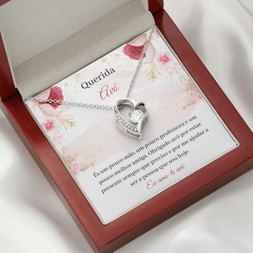 Querida Avó Colar Portuguese Grandmother Necklace Gift