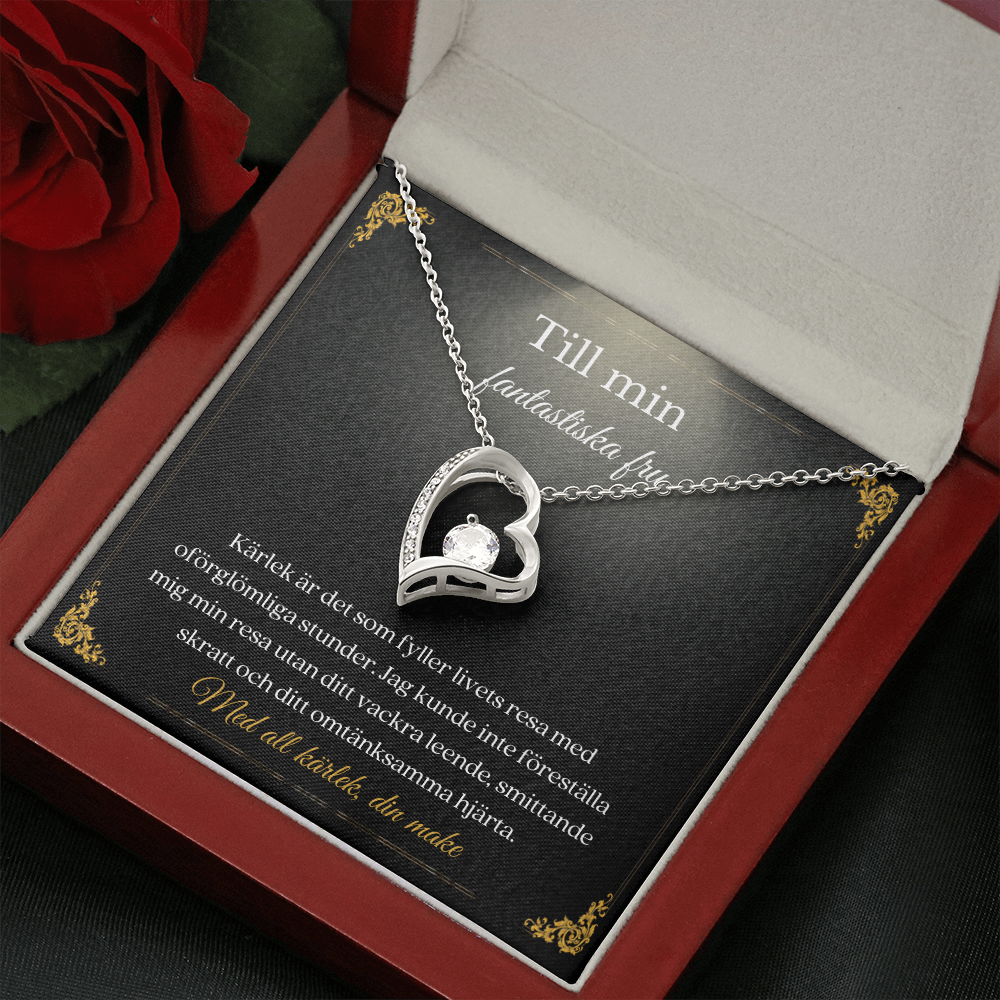 Fantastiska Fru Halsband Swedish Wife Necklace Card