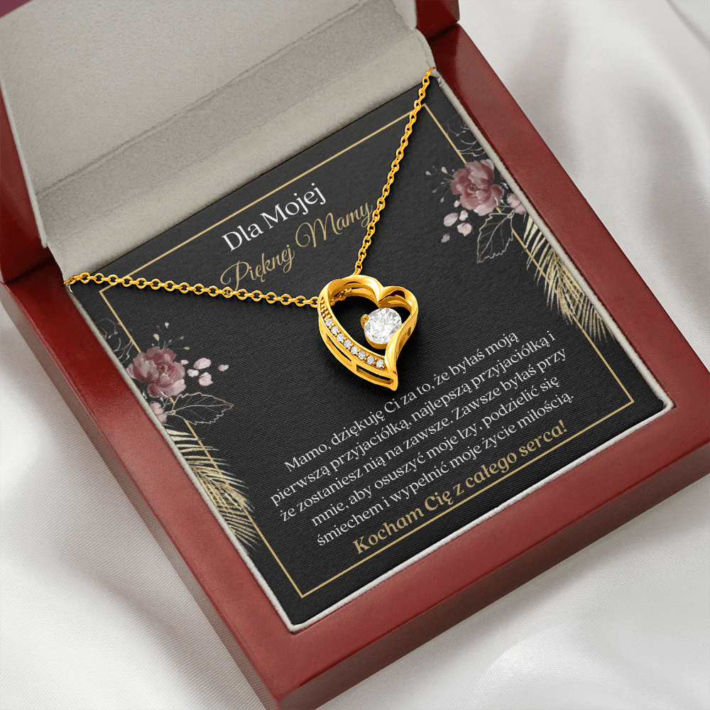 Pięknej Mamy Naszyjnik Polish Mother Necklace Card