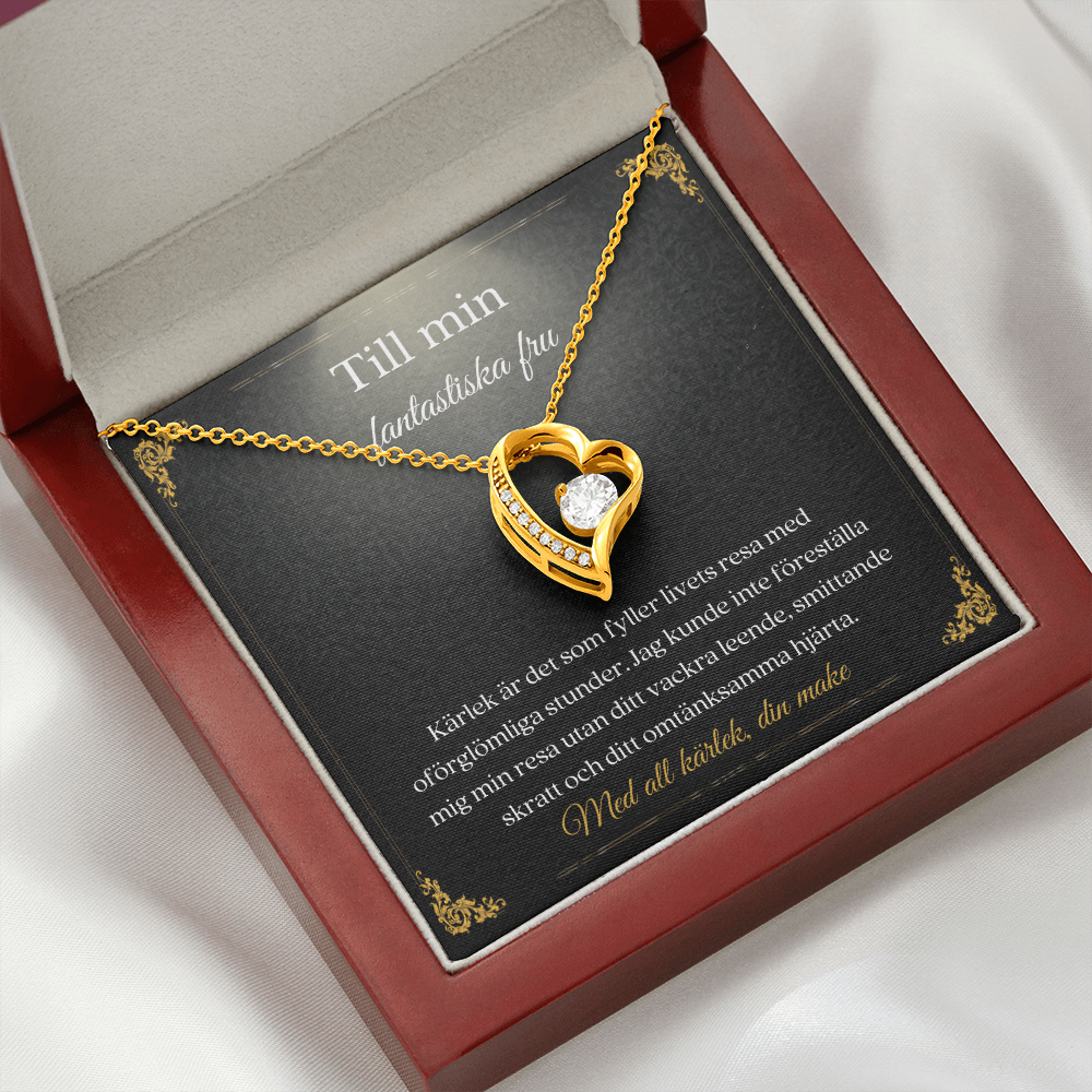 Fantastiska Fru Halsband Swedish Wife Necklace Card