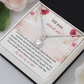 Älskade Mor Halsband Swedish Mother Message Card Necklace