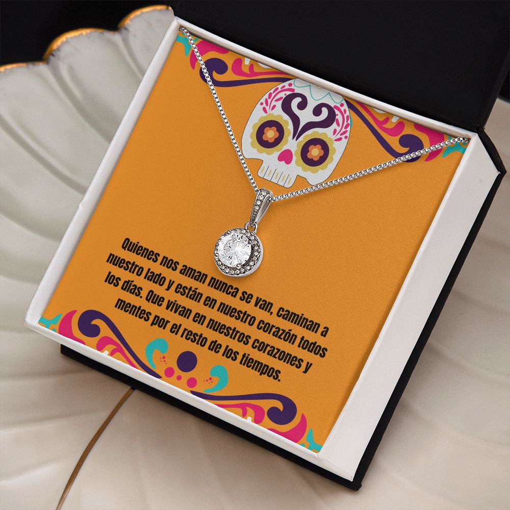 Día De Los Muertos Collar Con Tarjeta Day Of The Dead Gift
